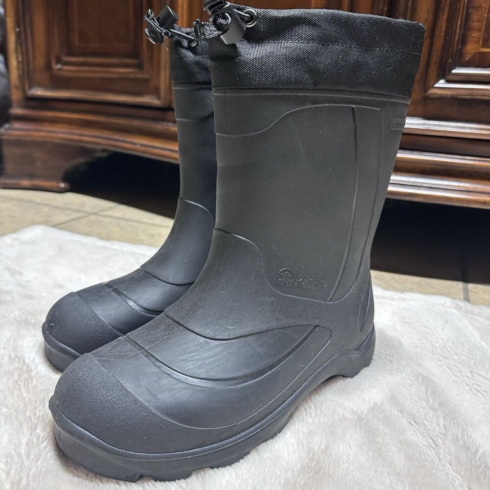 Kamik Kids Snobuster Waterproof Winter Snow Boots Black Size 6